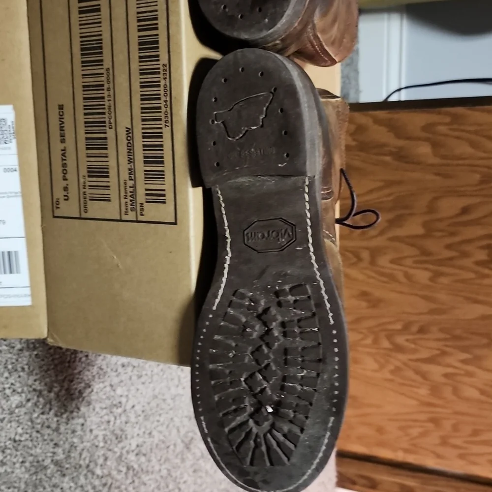 Red Wing Shoes Brown Leather Boots - Picture 4 of 14